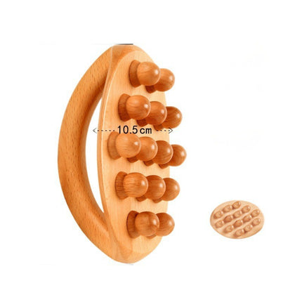 Wooden Acupressure Massage Brush for Body Relaxation