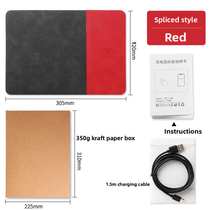 15W Wireless Charging Mouse Pad Desk Mat
