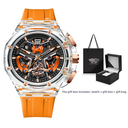 Men's Hollow Multi-Function Sports Watch