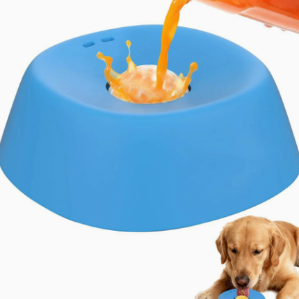 Slow Feeder Dog Bowl with Suction Base