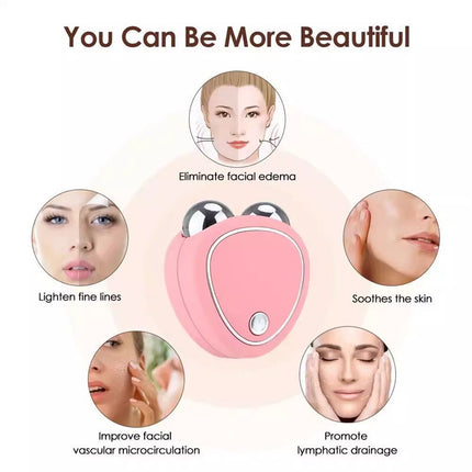 USB Rechargeable Dual Head Facial Massager