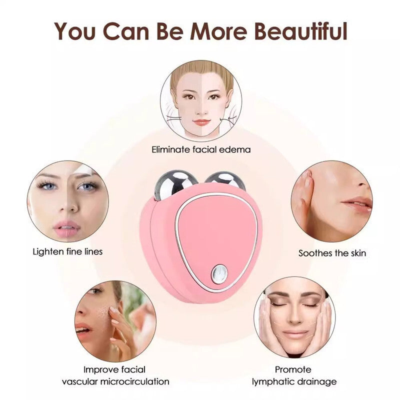 USB Rechargeable Dual Head Facial Massager