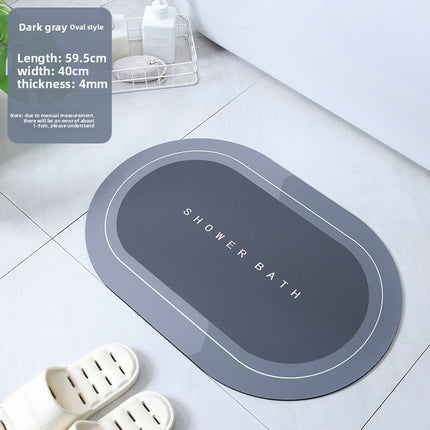 Soft Diatomaceous Earth Absorbent Bathroom Mat