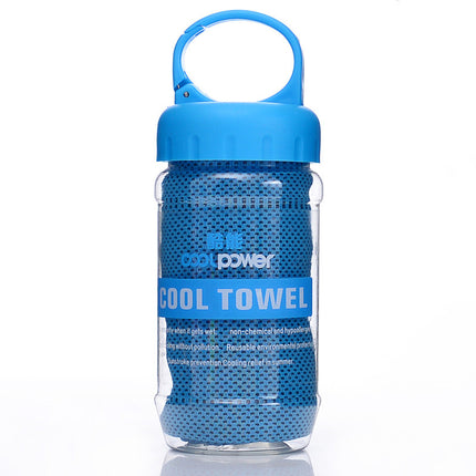 Cooling and sweat-absorbing cool towel
