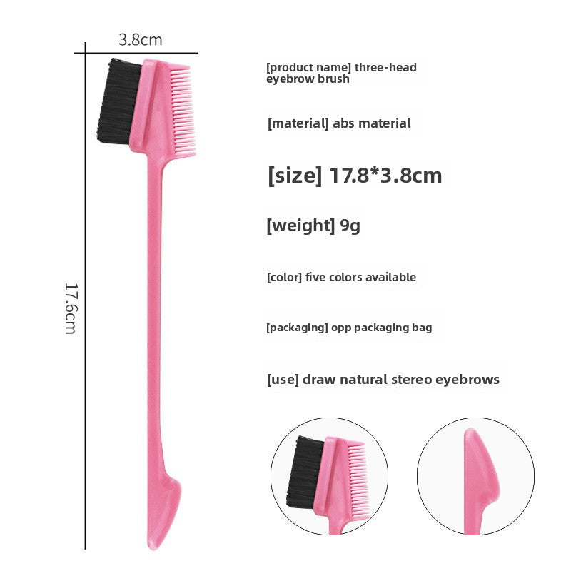 Dual-Ended Hair Styling Brush Comb