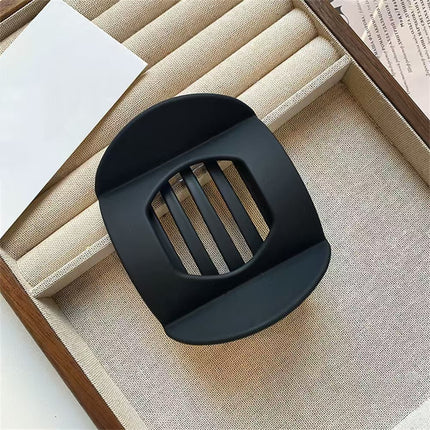 Matte Geometric Hair Clips for Thick Hair