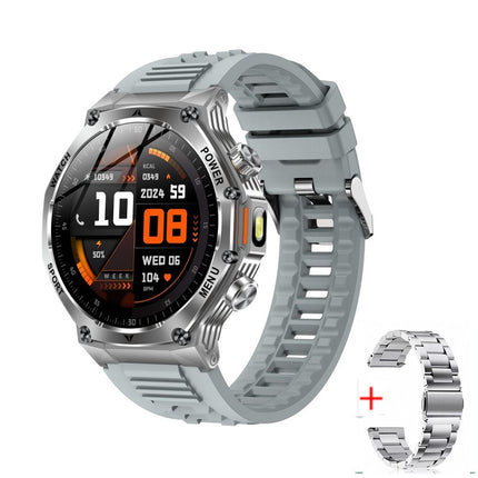 Bluetooth Smart Watch with Heart Rate Monitor and Dual Straps