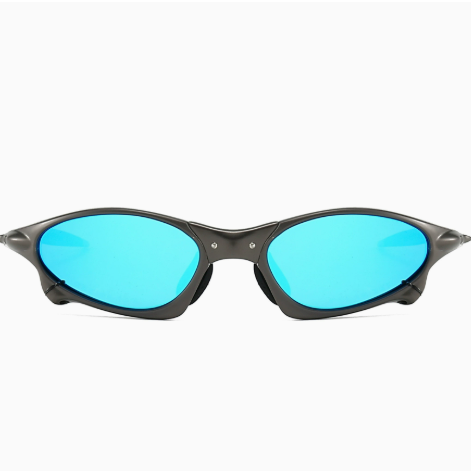 Metal Oval Polarized Sunglasses