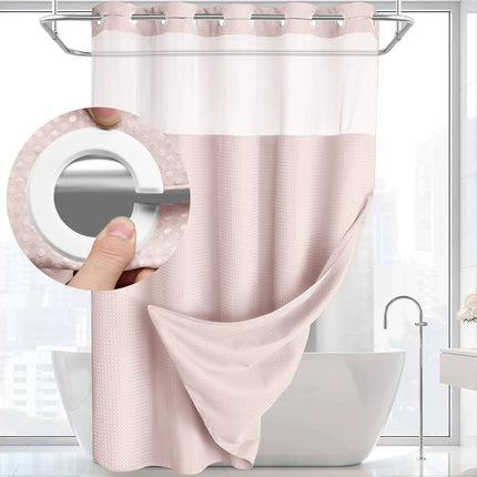 Double Layer Waffle Shower Curtain
