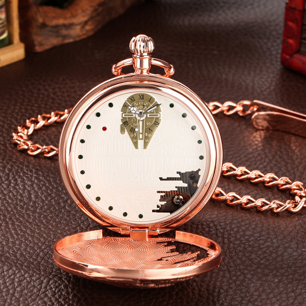Music box watch flip