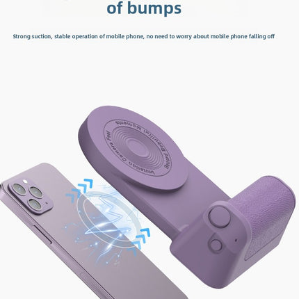 Magnetic Bluetooth Camera Grip with Phone Stand