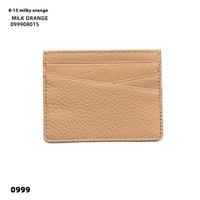 Leather Oil Edge Oblique Thin Bank Card Holder Soft Cowhide Document Package