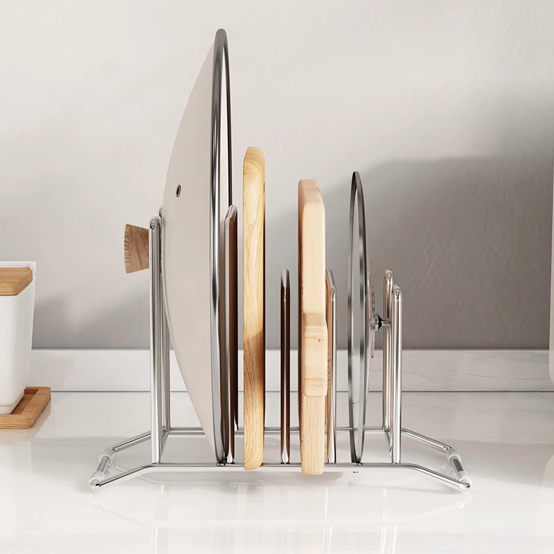 Stainless Steel Kitchen Organizer Rack for Countertop