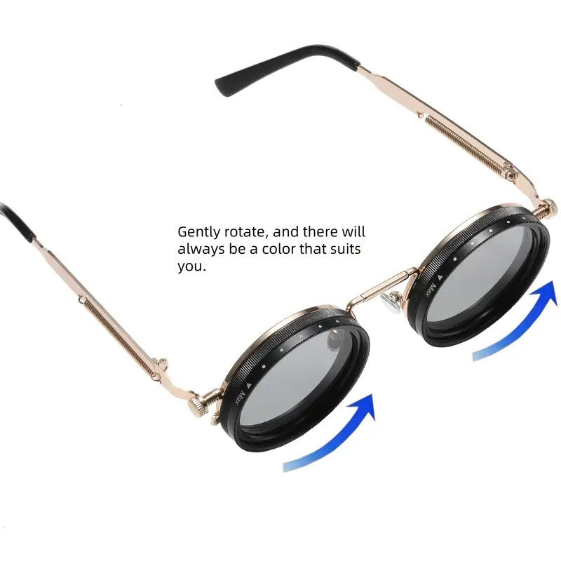 Adjustable 9-Level ND Filter Camera-Style Sunglasses