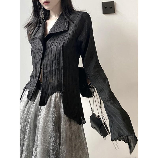 Gothic Dark Style Long Sleeve Shirt
