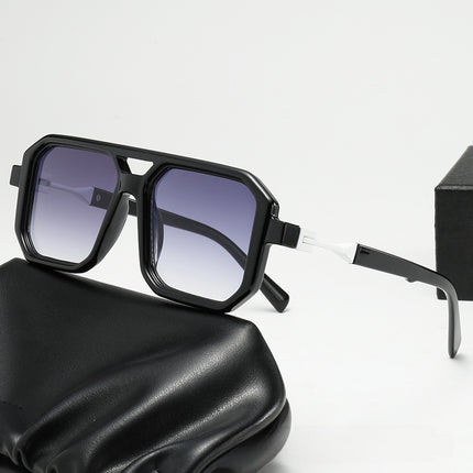 Square Double Bridge Sunglasses