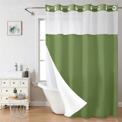 Double Layer Waterproof Shower Curtain