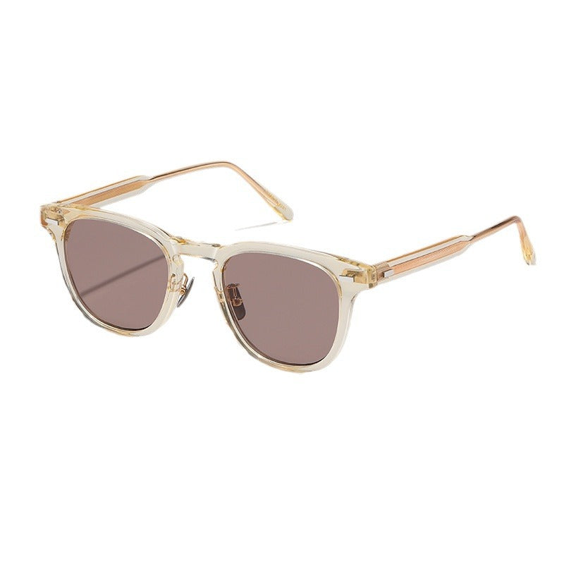 Retro Square Sunglasses with UV400 Protection