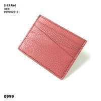 Leather Oil Edge Oblique Thin Bank Card Holder Soft Cowhide Document Package
