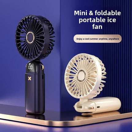 Portable USB Desktop Fan with Neck Strap