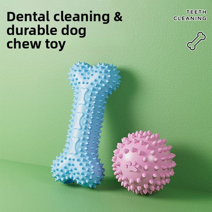 Dog Chew Toy Ball Bite Resistant Pet Dental Molar Stick