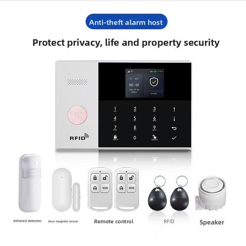 WIFI GSM guard against theft and alarm system