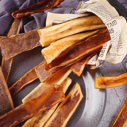 Natural Cowhide Dog Chew Sticks for Dental Health