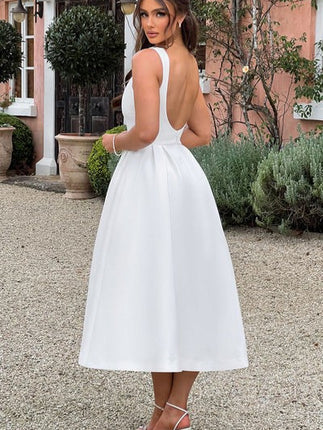 Women's Backless Strap Dress