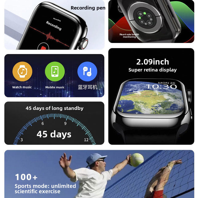 Multifunction Health Monitoring Smart Watch