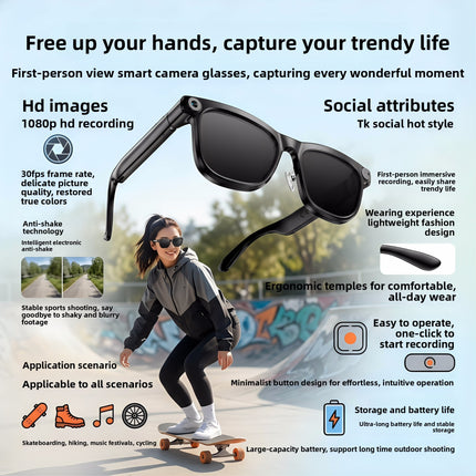 AI Smart Glasses with Camera and Translation