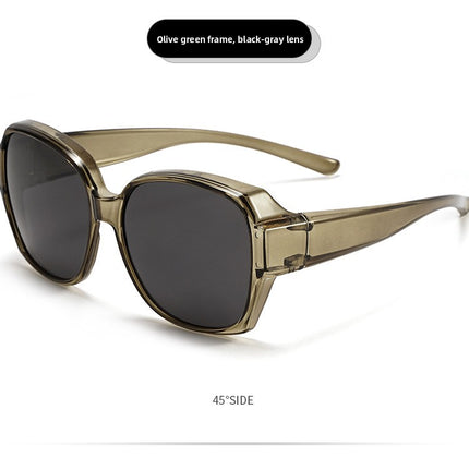 Polarized UV Protection TR90 Square Frame Sunglasses