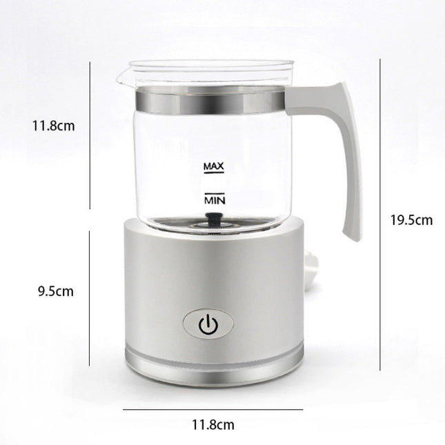 Hot and cold milk frother