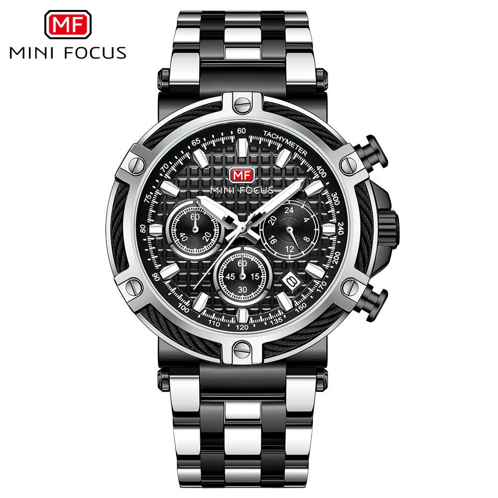Mini Focus Mens Quartz Watch with Luminous Feature