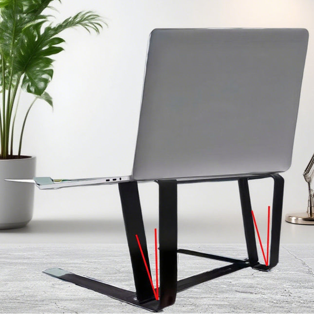 Double Layer Laptop Stand with Keyboard Tray