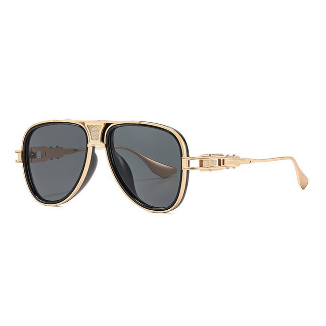 Classic Metal Aviator Sunglasses with UV400 Protection