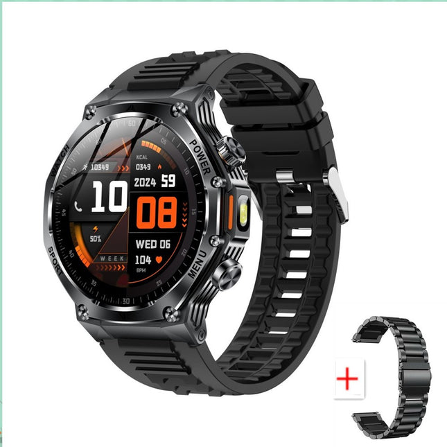 Bluetooth Smart Watch with Heart Rate Monitor and Dual Straps
