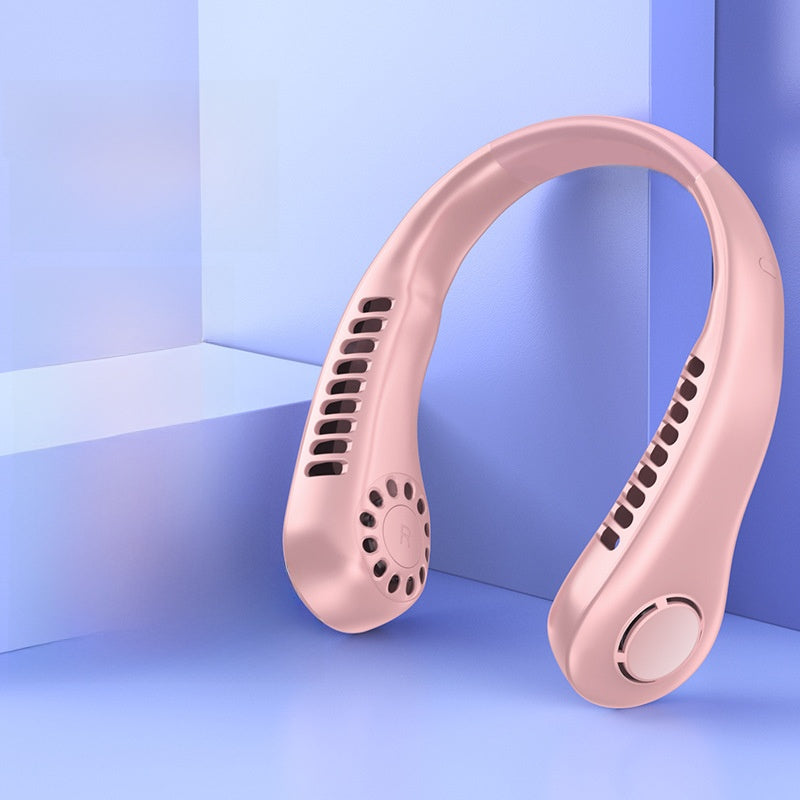 Portable USB Neck Fan with Silent Bladeless Design