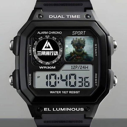 Digital Sports Watch with Alarm Calendar