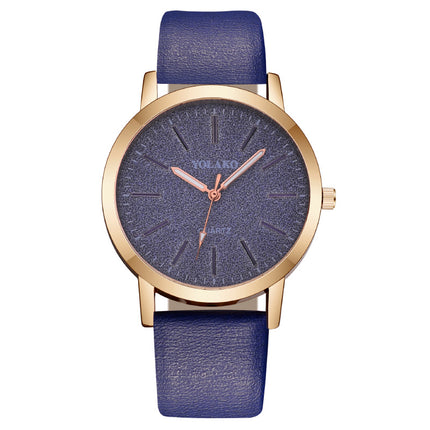 Ladies Quartz Watch Leather Strap
