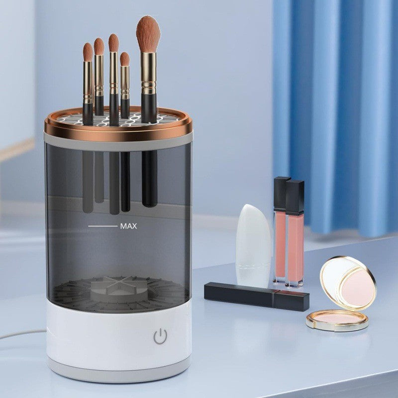Electric cleaner for makeup brushes