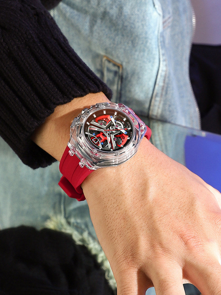 Men's Hollow Multi-Function Sports Watch