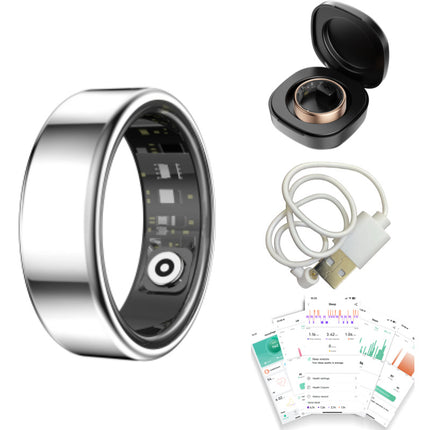 Smart Health Monitoring Ring with Blood Oxygen Tracking