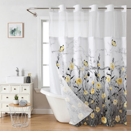 Double Layer Digital Print Shower Curtain