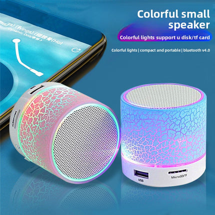 Mini Portable Bluetooth Speaker with LED Light