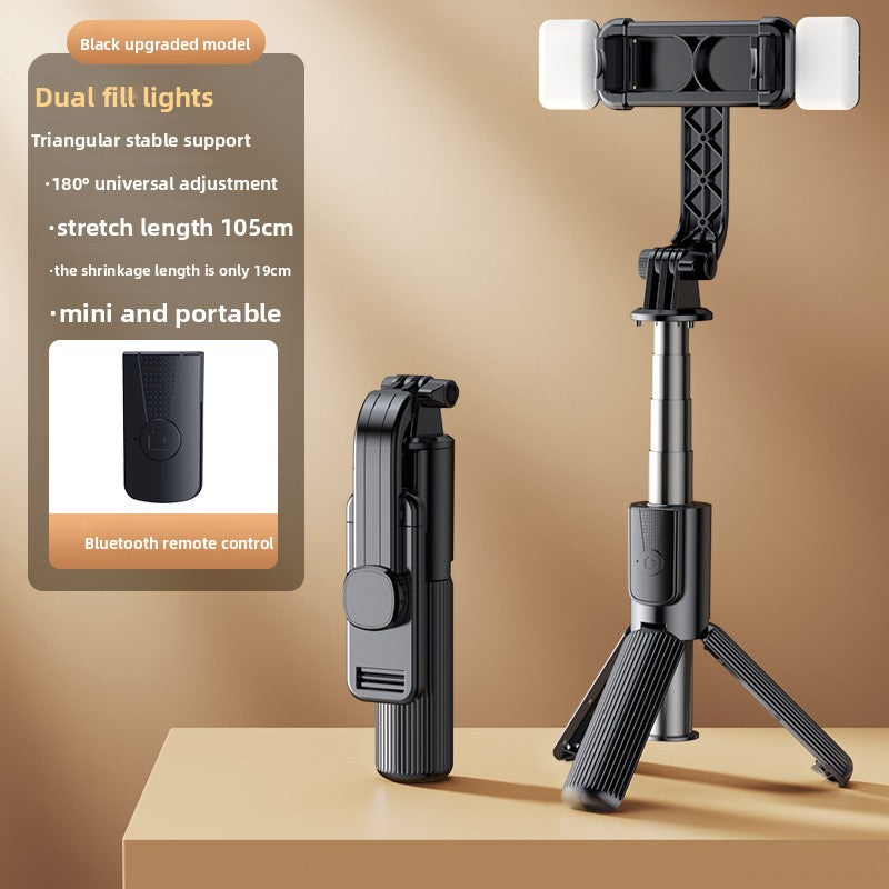 Anti-shake selfie stick phone holder