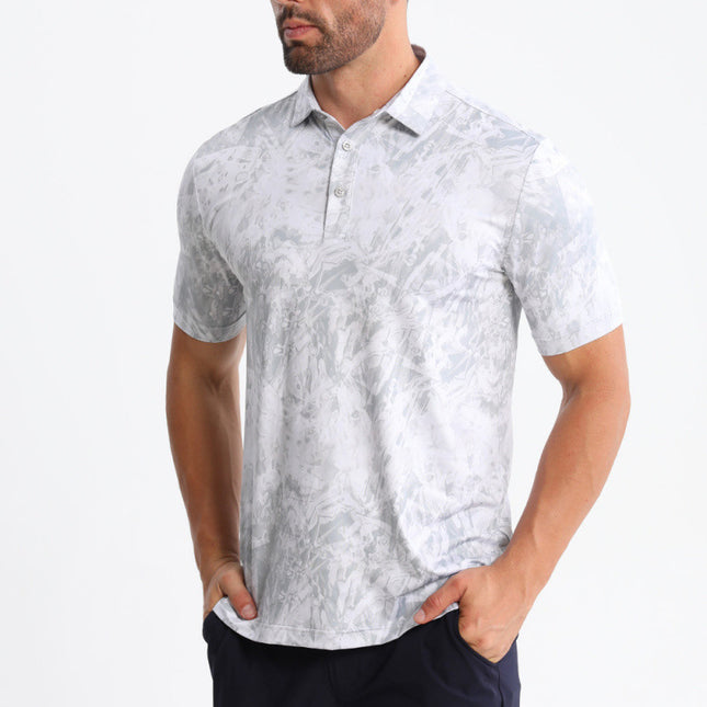 Mens Quick-Dry Golf Polo Shirt