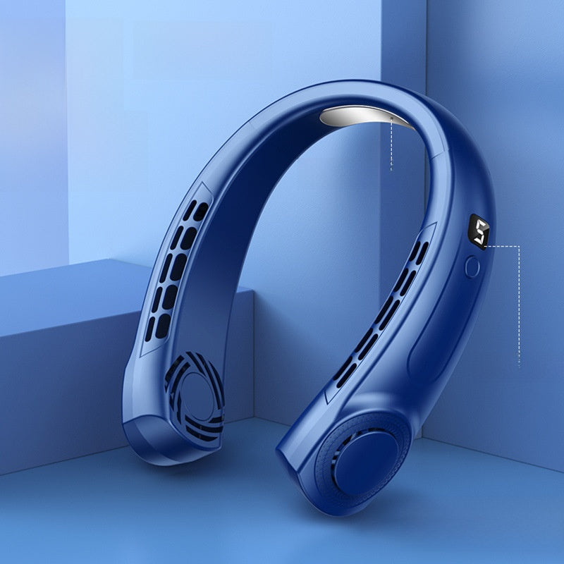 Portable USB Neck Fan with Silent Bladeless Design