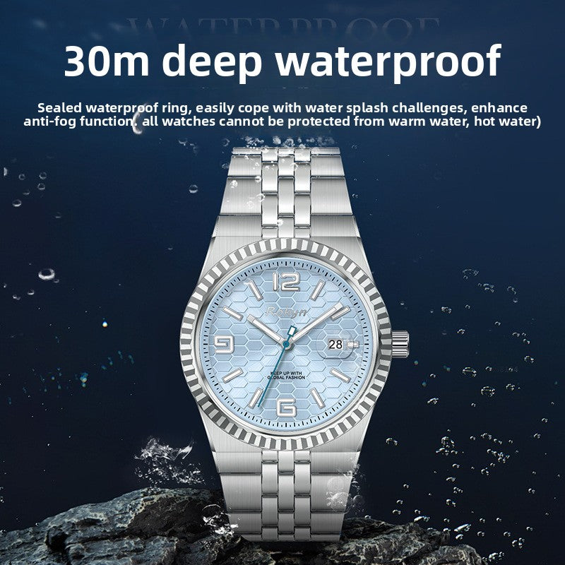 Men's Waterproof Luminous Calendar Watch
