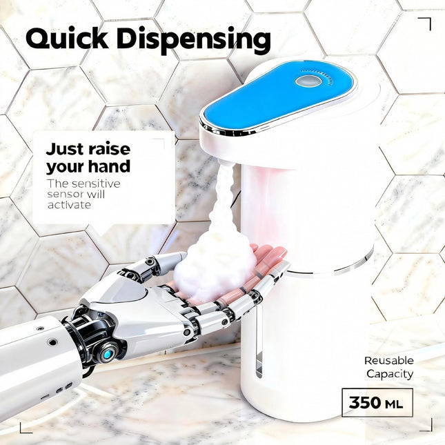 Automatic Foam Soap Dispenser Rechargeable Touch-Free