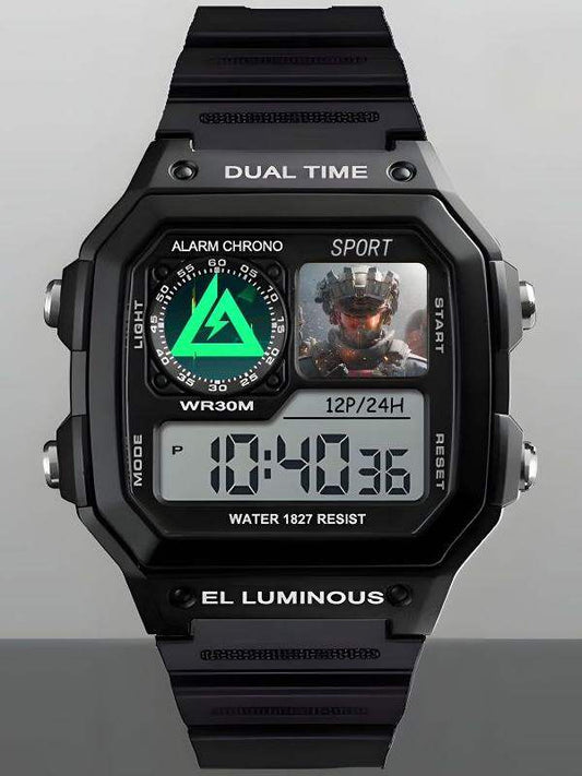 Digital Sports Watch with Alarm Calendar